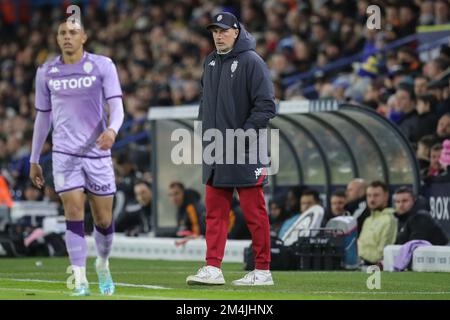 Leeds, Großbritannien. 21.. Dezember 2022. Philippe Clement Manager von Monaco während des Mid Season Friendly Match Leeds United gegen Monaco auf der Elland Road, Leeds, Großbritannien, 21.. Dezember 2022 (Foto von James Heaton/News Images) in Leeds, Großbritannien, am 12./21. Dezember 2022. (Foto: James Heaton/News Images/Sipa USA) Guthaben: SIPA USA/Alamy Live News Stockfoto