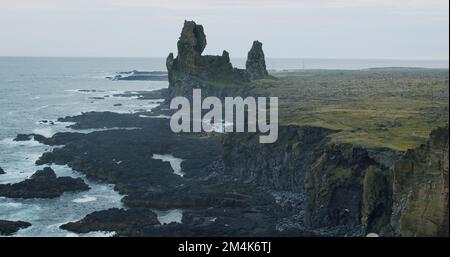 Londrangar Cliffs auf der Halbinsel Snaefellsness, Island Stockfoto