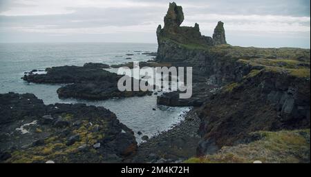 Londrangar Cliffs auf der Halbinsel Snaefellsness, Island Stockfoto