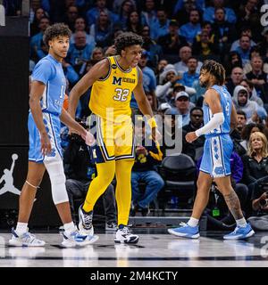 Charlotte, NC, USA. 21. Dezember 2022. Während der ersten Hälfte des Jumpman Invitational 2022 im Spectrum Center in Charlotte, NC. (Scott Kinser/CSM). Kredit: csm/Alamy Live News Stockfoto