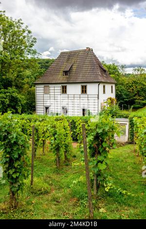 Ein Gebäude in den Parks von Bad Sulza, Thüringen, Deutschland Stockfoto