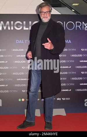 Rom, Italien. 21. Dezember 2022. Max Tortora besucht den roten Teppich des Films „I migliori giorni“ im Cinema Adriano. (Foto: Mario Cartelli/SOPA Images/Sipa USA) Guthaben: SIPA USA/Alamy Live News Stockfoto