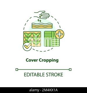 Symbol für das Zuschneiden von Deckblättern Stock Vektor