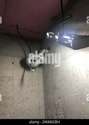 Ein neues Badezimmer ist im Bau Stockfoto