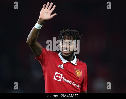 Manchester, England, 21. Dezember 2022. Fred von Manchester United während des Carabao-Cup-Spiels in Old Trafford, Manchester. Das Bild sollte lauten: Darren Staples/Sportimage Stockfoto