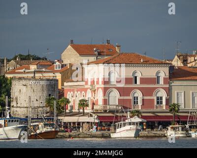 Waterfront/Hafen, Porec, Istrien, Kroatien Stockfoto