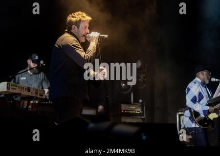 Eine Sammlung von Bildern von The Specials, Play Brighton Dome, April 2019 Stockfoto