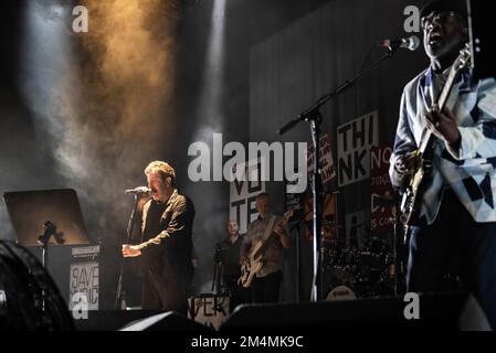 Eine Sammlung von Bildern von The Specials, Play Brighton Dome, April 2019 Stockfoto