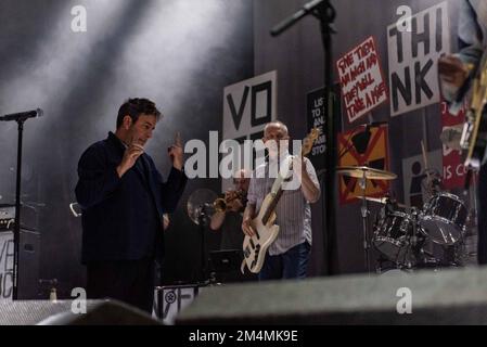 Eine Sammlung von Bildern von The Specials, Play Brighton Dome, April 2019 Stockfoto