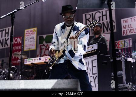 Eine Sammlung von Bildern von The Specials, Play Brighton Dome, April 2019 Stockfoto