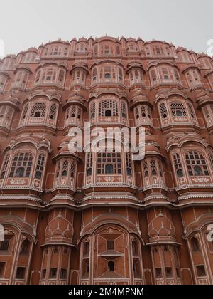 Ein kleiner Winkel von Hawa Mahal in Jaipur, Indien Stockfoto