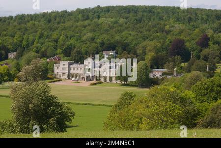 West Dean College und West Dean Gardens in der Nähe von Chichester Sussex England Stockfoto