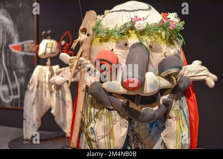 Palma de Mallorca, Spanien - 10. November 2022: Kunstwerke im Esbaluard Museum für zeitgenössische Kunst Stockfoto