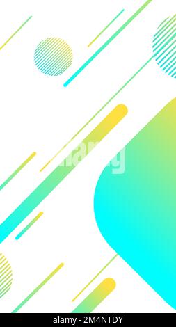 Eine vertikale Abbildung eines abstrakten Hintergrunds mit verlaufenden Farben Stockfoto