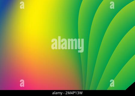 Leuchtender Verlaufender Hintergrund. Abstrakter Color Wave EPS-Vektor Stock Vektor