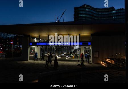 Battersea Power Tube Station, London, England, Großbritannien. Stockfoto