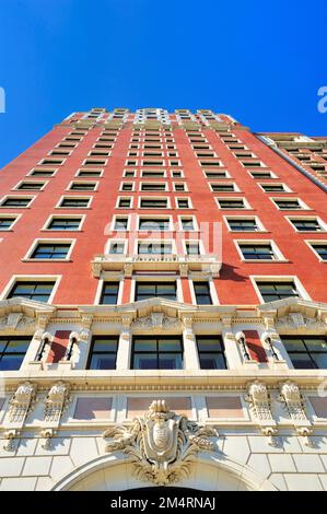 Das Renaissance Hotel (früher Blackstone Hotel) an Chicagos Michigan Avenue. Das gehobene Hotel wurde von 1908 bis 10 erbaut. Stockfoto