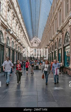 Inside Arcade-Galerien in Brüssel, Belgien, Stockfoto