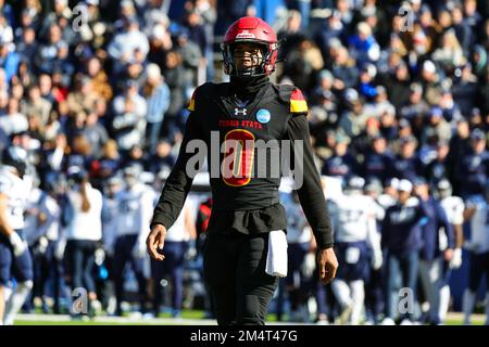 Ferris State Bulldogs Quarterback Mylik Mitchell (0) während des ersten Quartals der NCAA Division II National Championship College Football Game, AT Stockfoto