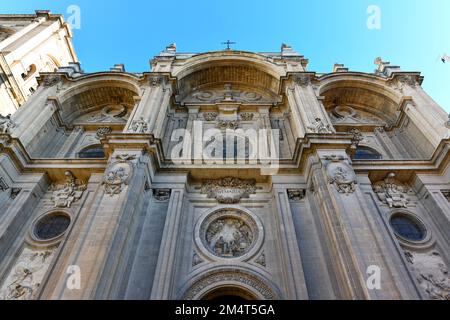 Kathedrale von Granada oder Inkarnation-Kathedrale in Andalusien, Granada, Spanien. Stockfoto