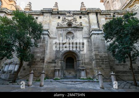 Kathedrale von Granada oder Inkarnation-Kathedrale in Andalusien, Granada, Spanien. Stockfoto