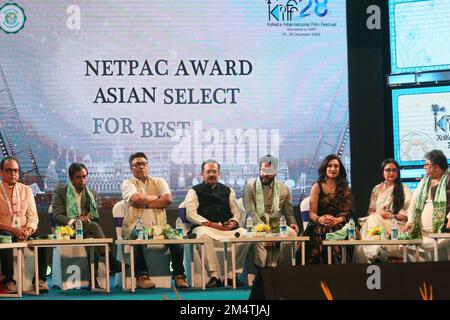 22. Dezember 2022, Kalkutta, Westbengalen, Indien: Das Internationale Filmfestival von Kolkata 28. (Kreditbild: © Dipa Chakraborty/Pacific Press via ZUMA Press Wire) Stockfoto