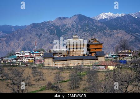 Bhimakali-Tempel, Sarahan, Kinnaur-Tor, Sirmaur-Viertel, Himachal Pradesh, Indien Stockfoto