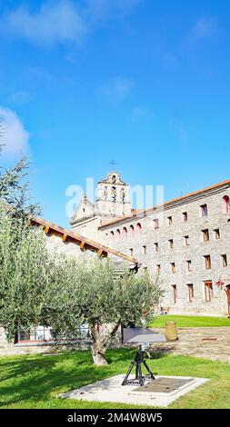 Kloster Boltañá oder Kloster Carmen, Comarca del Sobrarbe, Aragon, Spanien, Europa Stockfoto