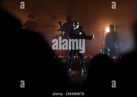 Auditorium della Conciliazione, Roma, Italien, 22. Dezember 2022, Coez während Coez from the Rooftop - Italienisches Sängerkonzert Stockfoto