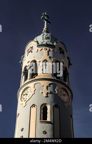 Blaue Kirche, Bratislava, Slowakei. St. Elizabeth Kirche in Bratislava, Slowakei Stockfoto