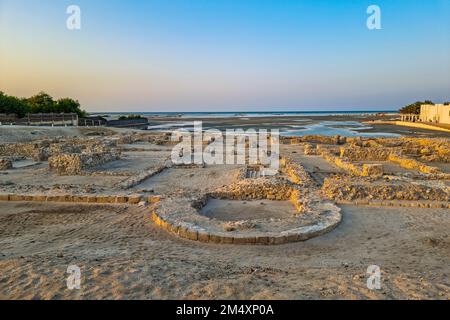 Bahrain, Hauptregierung, antike Überreste der Festung QalAt Al-Bahrain Stockfoto