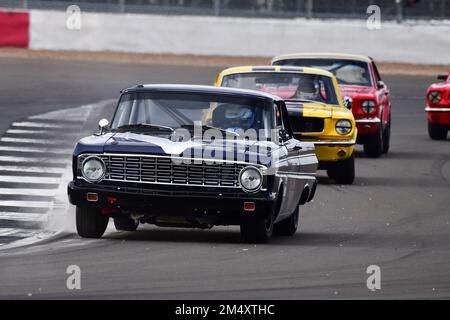 Julian Thomas, Calum Lockie, Ford Falcon, Adrian Flux Trophy für Transatlantic Pre ’66 Touring Cars, vorwiegend V8 Americana vs. UK Stalw Stockfoto