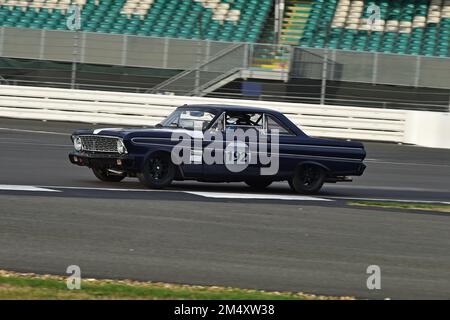 Julian Thomas, Calum Lockie, Ford Falcon, Adrian Flux Trophy für Transatlantic Pre ’66 Touring Cars, vorwiegend V8 Americana vs. UK Stalw Stockfoto