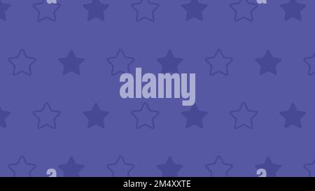 Hintergrund mit violetten Sternen, ideal für mobile Spiele. Abstraktes nahtloses Muster. Für Flyer, Poster, Stoff, Websites, Banner. Mobile App-Elemente Stock Vektor