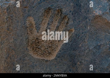 Al Ukhdud Archäologische Stätte, Najran, Königreich Saudi-Arabien Stockfoto