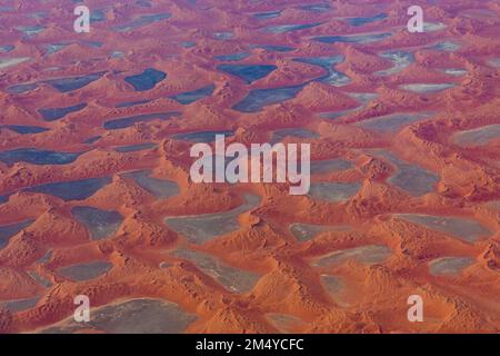 Die Antenne des Rub al Khalil, das leere Viertel, das Königreich Saudi-Arabien Stockfoto