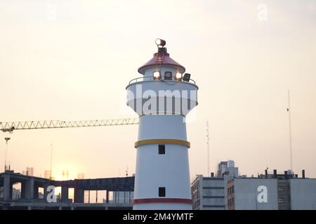 Leuchtturm im Wasser- und Feuerpark, Teheran Stockfoto