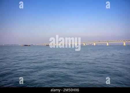 Die Padma-Mehrzweckbrücke von Bangladesch Stockfoto