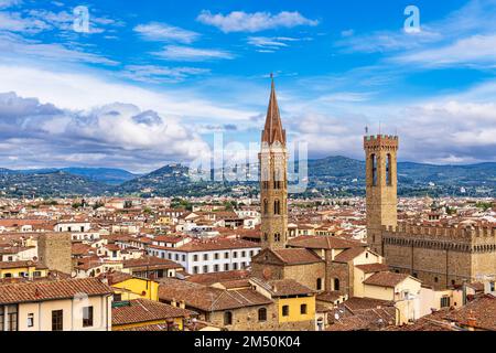 Blick Auf Historische Gebäude In Florenz, Italien. Stockfoto