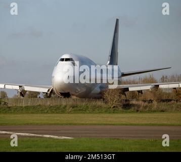 Außer Betrieb, Air Atlanta Icelandic 747 TF-AAH am Flughafen Cotswold Stockfoto