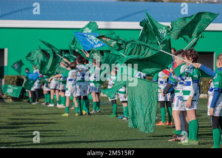 Treviso, Italien. 24. Dezember 2022. Benetton während des Benetton Rugby vs Zebre Rugby Club, United Rugby Championship Match in Treviso, Italien, Dezember 24 2022 Kredit: Independent Photo Agency/Alamy Live News Stockfoto