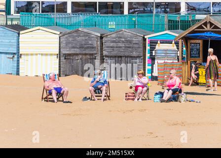 Sommer in Broadstairs, Kent, England Stockfoto