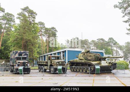 Geisa, Deutschland - 14. September 2022: Museumspunkt Alpha US-Militärbasis in Geisa in Thüringen Stockfoto