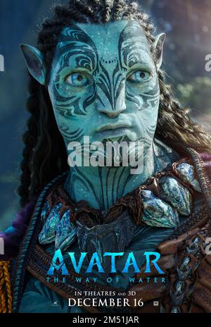 Poster „Avatar: Der Weg des Wassers“ (2022). Foto: 20. Century Studios Stockfoto