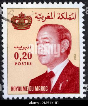 ROYAUME DU MAROC. POSTES. 1981. 0,20 Stockfoto