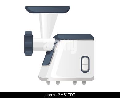 Stationäre Vektordarstellung des kichen-Fleischzerkleinerers auf weißem Hintergrund Stock Vektor
