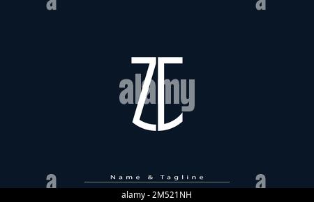 Alphabet Buchstaben Initialen Monogramm Logo ZC , CZ Stock Vektor