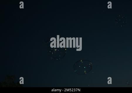 Riesige Blasen in den Bergen Stockfoto