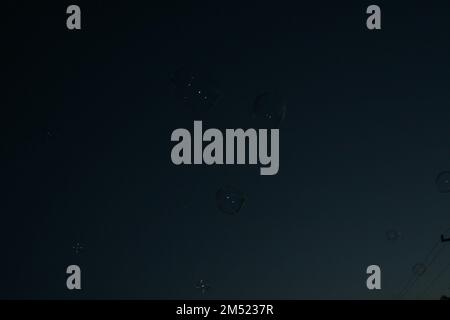 Riesige Blasen in den Bergen Stockfoto