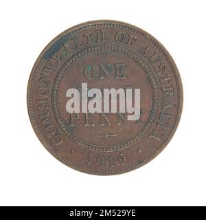 Australien 119 Eine Half Penny Halfpenny Coin Stockfoto